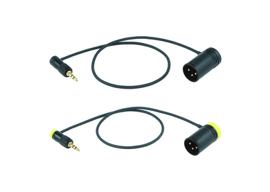 Cable Techniques, Par de cables de salida, perfil bajo TRS 3,5 mm a XLR-3M SONY URX-P41D