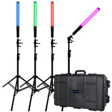Dracast Serie X Kit de iluminación LED 7 (x4 DRXLT400, Estuche de viaje 7975)