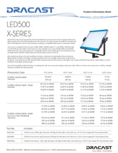 Dracast Serie X LED500 RGB y kit de 2 luces LED bicolores con estuche de viaje acolchado