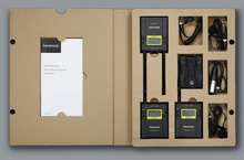 Saramonic UwMic9 RX9+TX9+TX9 Sistema de micrófono inalámbrico de dos personas con receptor doble canal