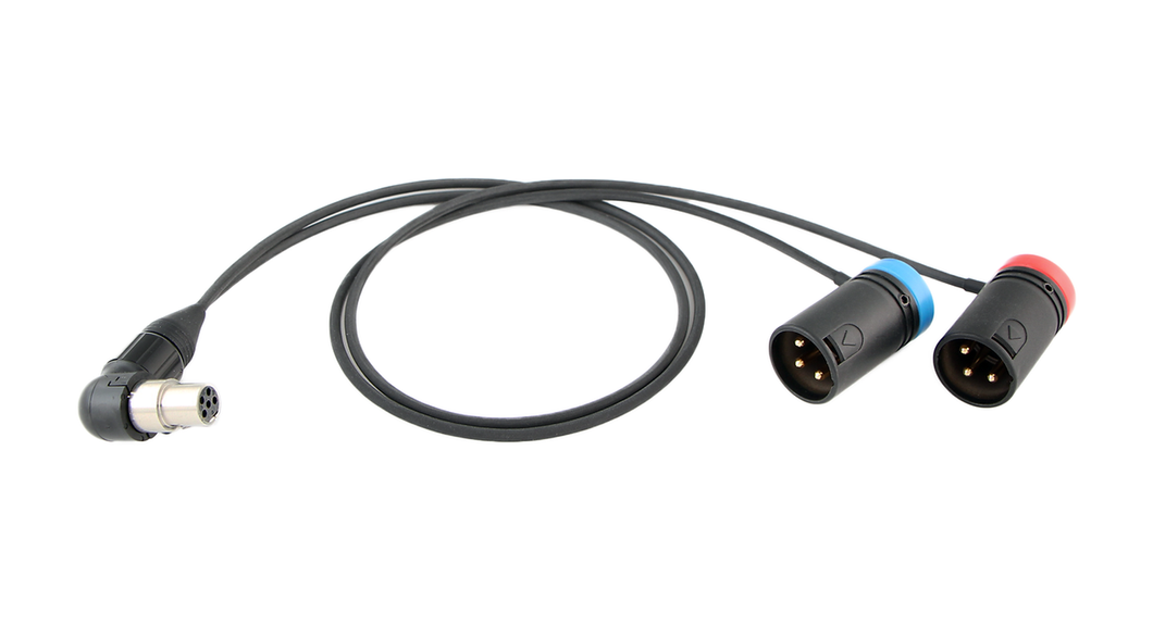 Cable Techniques, Cable de perfil bajo salidas Lectrosonics SRc5P/SRb5P/DSR/DSR4 a entradas XLR-3M