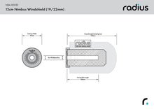 RADIUS, Parabrisas Nimbus de 12 cm (19/22)