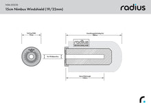 RADIUS, Parabrisas Nimbus de 15 cm (19/22)