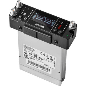 Shure ADX5D Axient Receptor inalámbrico digital doble canal montaje en ranura (470 a 636 MHz)
