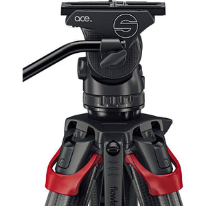 Sachtler, Sistema trípode Flowtech 75 MS con cabezal fluido Ace XL Mark II