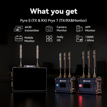 VICO Bundle Hollyland PYRO 7 Dual Kit + PYRO-S 4K (TX & RX)