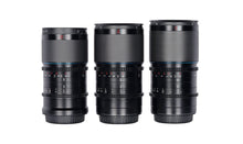 SIRUI SATURNO Set de 3 lentes Full Frame anamórficos 35/50/75 mm Fibra de Carbono