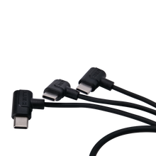 DEITY SPD-HR3U  Cable alimenatcion Hirose (4 pin) a triple USB-C