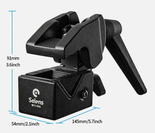 Selens Super Abrazadera Negra/Plateada