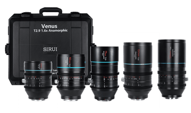 SIRUI VENUS Set de 5 lentes Full Frame anamórfico 1.6X T2.9