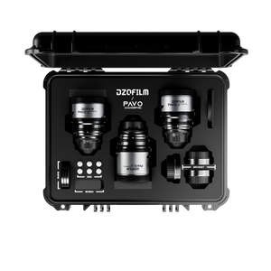 DZOFilm Pavo Kit de 6 lentes Anamórficos 2X, S35