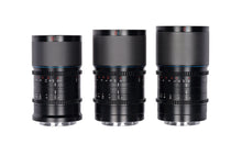 SIRUI SATURNO Set de 3 lentes Full Frame anamórficos 35/50/75 mm Fibra de Carbono