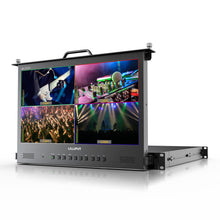 Liliput, RM1731S-12G Monitor de montaje en rack extraíble 4×12G-SDI 1RU de 17,3"