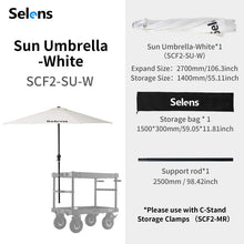 Selens Sombrilla (negra o blanca)