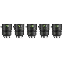 NiSi, Kit lentes de cine Aureus Prime Full Frame T1.4: 18, 24, 35, 50, 85 (montura PL)