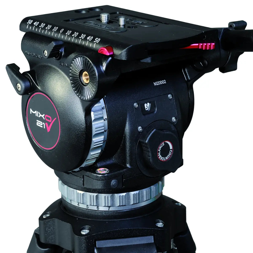 Cartoni Mixo 21, Cabezal fluidos 100 mm