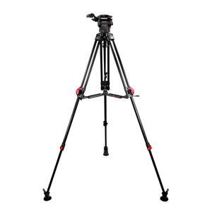 Cartoni Focus 8 Fluid Head con Red Lock Tripod System