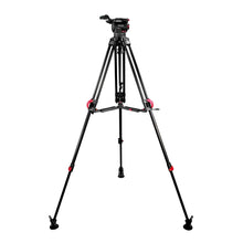 Cartoni Focus 10 Fluid Head con Red Lock Tripod System MS