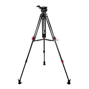 Cartoni Focus 10 Fluid Head con Red Lock Tripod System MS