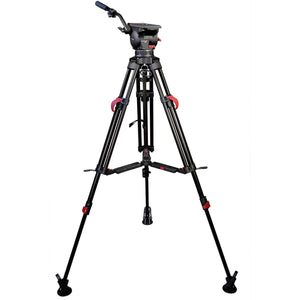 Cartoni Focus 12 Fluid Head con Red Lock Tripod System