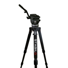 Cartoni Focus 18 Fluid Head con Trípode Stabilo (100mm)