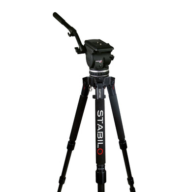 Cartoni Focus 18 Fluid Head con Trípode Stabilo (100mm)