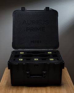 NiSi, Kit lentes de cine Aureus Prime Full Frame T1.4: 18, 24, 35, 50, 85 (montura PL)