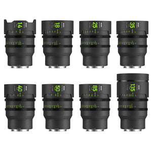 NiSi, Master Kit 8 lentes de fotograma completo ATHENA Prime T2.4/1.9
