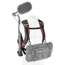 K-Tek, KSBPX Mochila Stingray X con arnés integrado (naranja, negro)