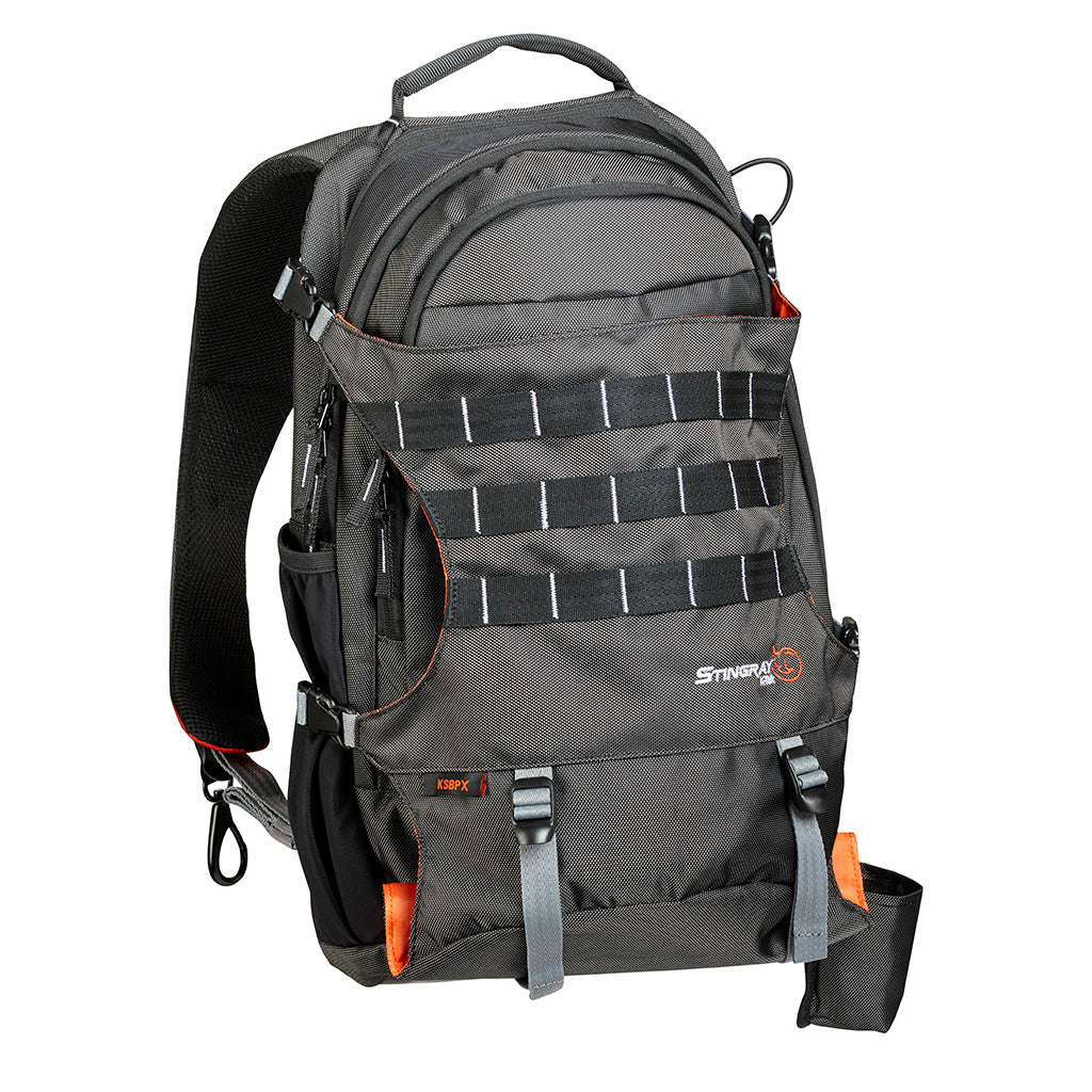 K-Tek, KSBPX Mochila Stingray X con arnés integrado (naranja, negro)