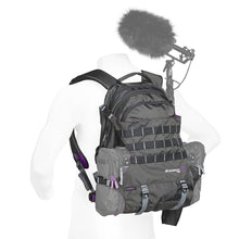 K-Tek, KSBPXP Mochila Stingray X con arnés integrado (morado, negro)