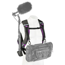 K-Tek, KSBPXP Mochila Stingray X con arnés integrado (morado, negro)