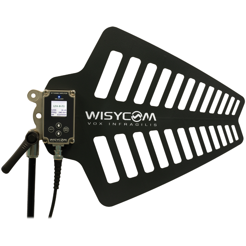 Wisycom, LFA, Antena LDPA con amplificador