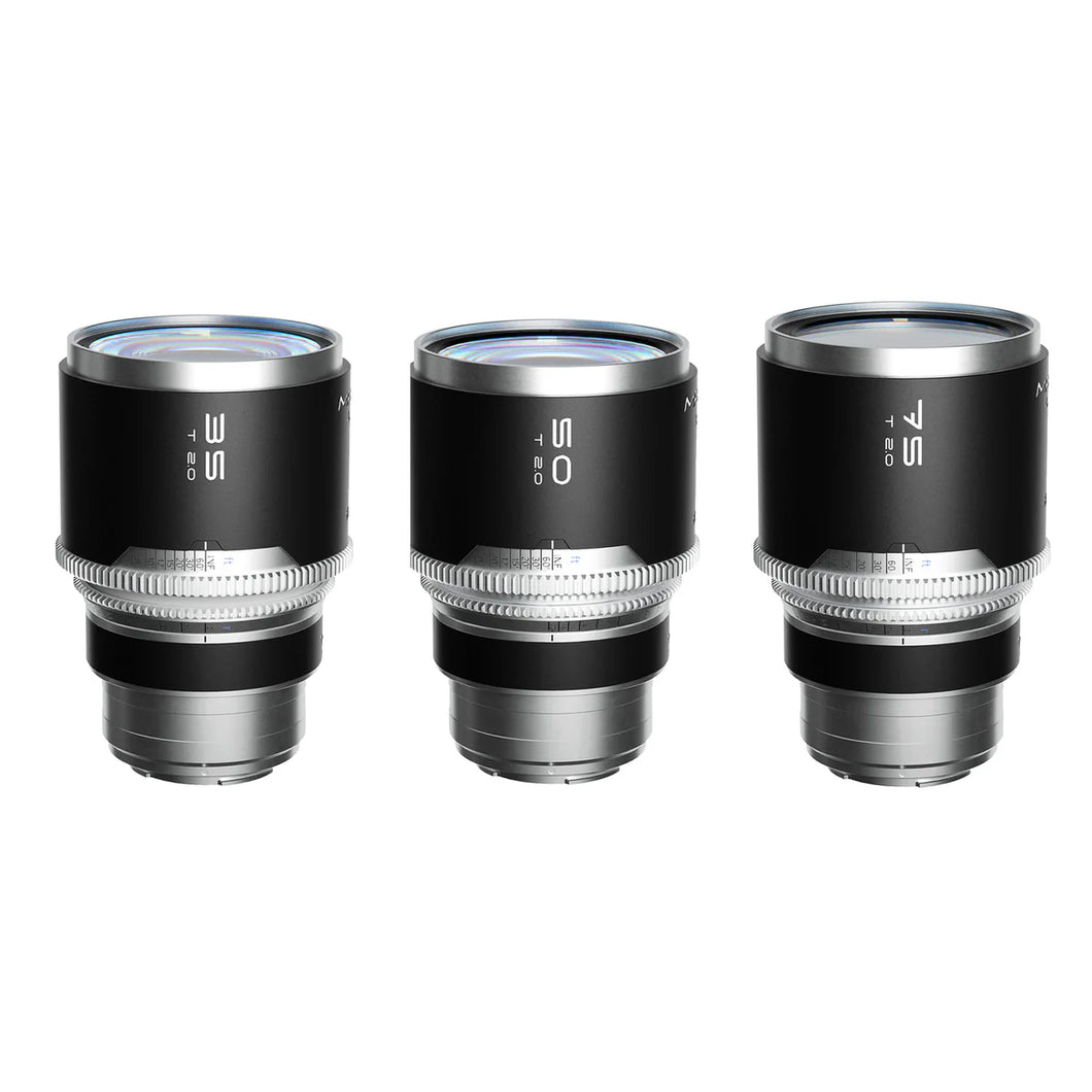 BLAZAR, Mantis 1.33x Anamórfico Full Frame, kit 3 lentes 35/50/75 mm