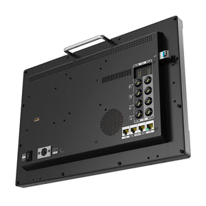 Liliput, Q15-8K Monitor de campo c/placa batería, 15,6" 4x 12G-SDI de alto brillo