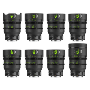 NiSi, Master Kit 8 lentes de fotograma completo ATHENA Prime T2.4/1.9