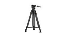 Tilta, Sistema Tripode con Cabezal fluido de cine, 75 mm, fibra de carbono One Touch de 2 etapas (12 kg)