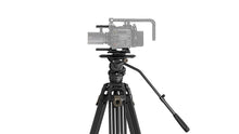 Tilta, Sistema Tripode con Cabezal fluido de cine, 75 mm, fibra de carbono One Touch de 2 etapas (12 kg)