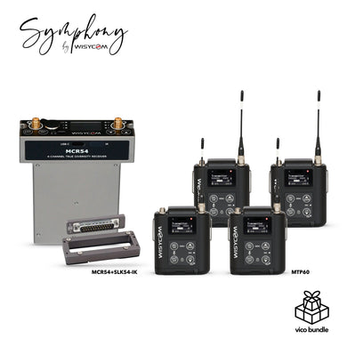 Wisycom Bundle, sistema 4 canales MTP60 y receptor quad con adaptador