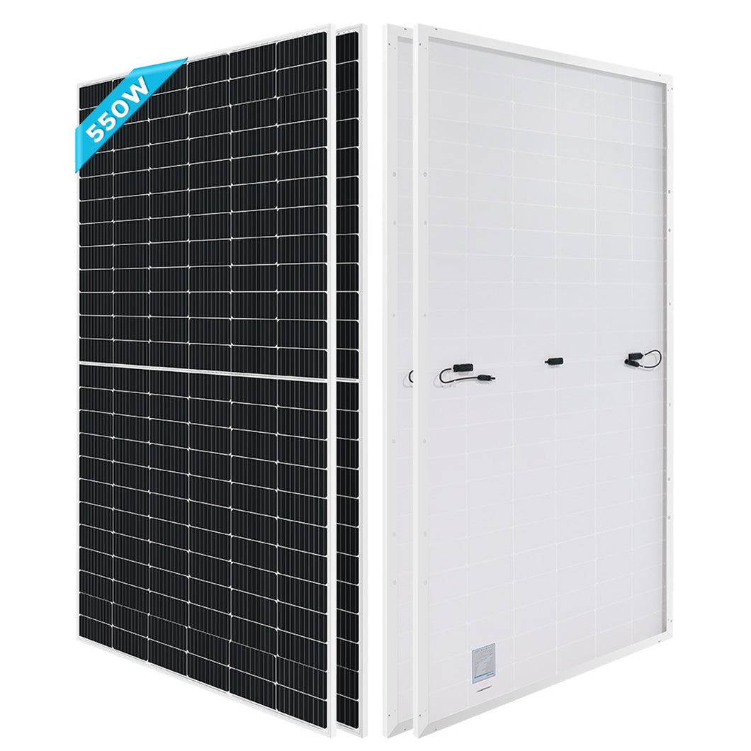 Renogy Panel solar monocristalino de 550 vatios 2 piezas