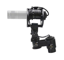 CINELA E-OSIX suspensión de micrófono shotgun con aisladores elípticos.