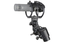 CINELA E-OSIX suspensión de micrófono shotgun con aisladores elípticos.