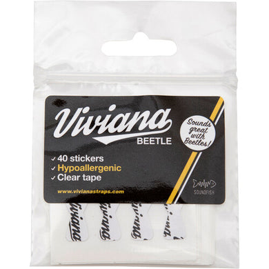 Viviana Pegatinas para Beetle de doble cara, paquete de 40 pegatinas (Transparente)