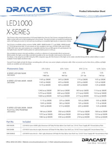 Kit de iluminación LED Dracast X Series 3 (x2 DRX500RGB, x1 DRX1000RGB, x1 DRX240RGB, Estuche de viaje 7975 )