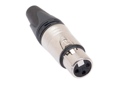 Neutrik conector XLR 3 Pin hembra, para soldar